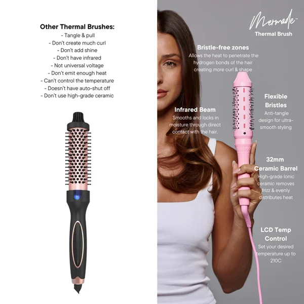Mermade Hair Thermal Brush