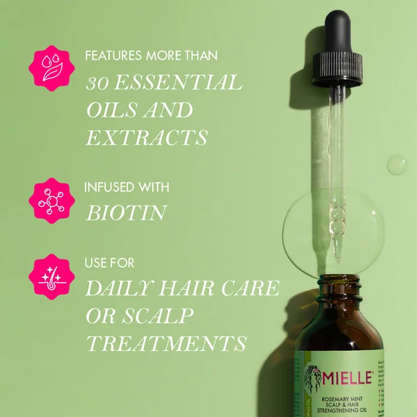 Mielle Organics Rosemary Mint Scalp & Hair Strengthening Oil 59ml
