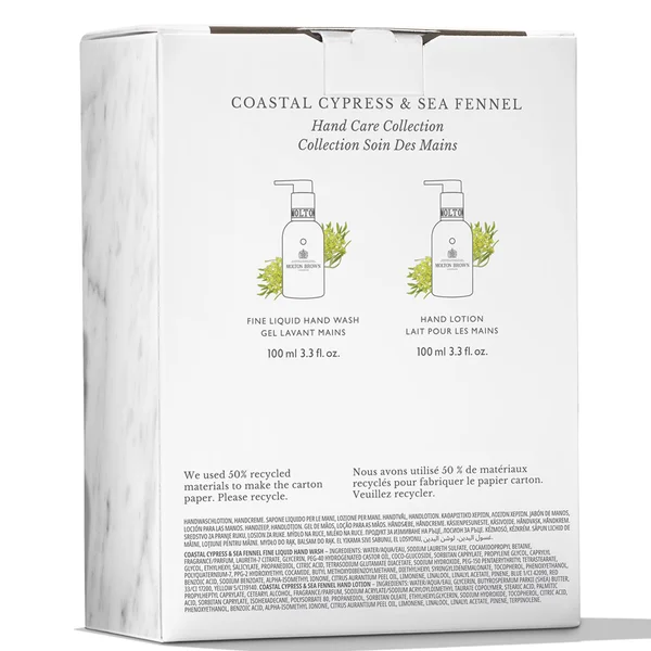 Molton Brown Coastal Cypress And Sea Fennel Hand Care Collection