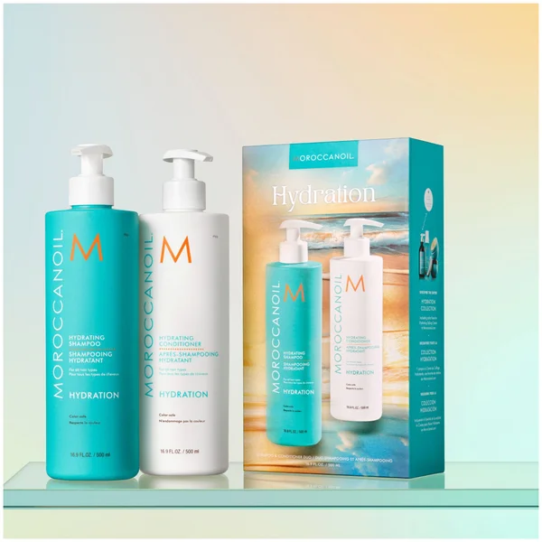 Moroccanoil Hydrating Shampoo And Conditioner 500ml Duo (Worth £82)