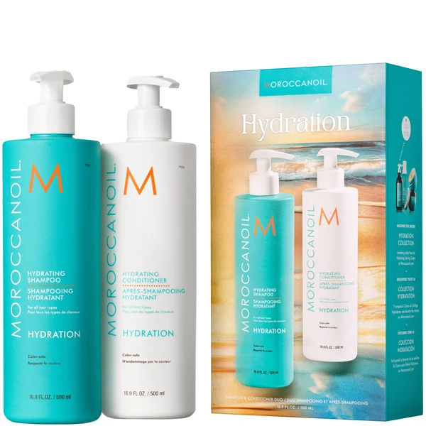 Moroccanoil Hydrating Shampoo And Conditioner 500ml Duo (Worth £82)
