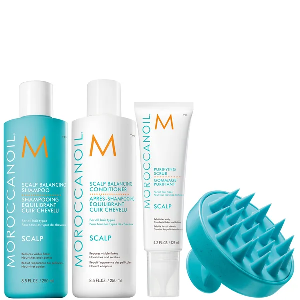 Moroccanoil Scalp Balancing Bundle + Free Scalp Brush (Worth £89.75)