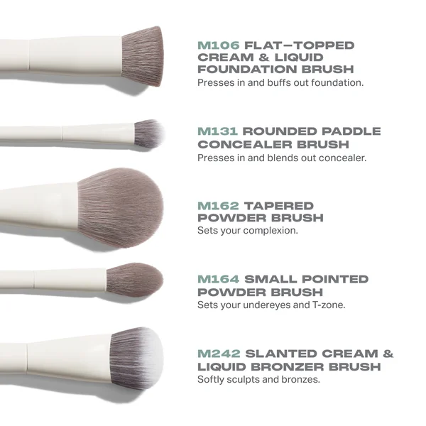 Morphe Portrait Mode 5-Piece Face Brush Set (Worth £73)