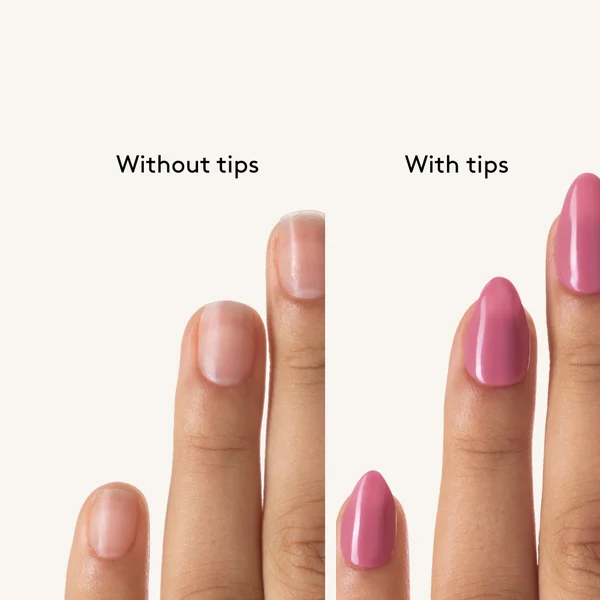 Mylee Fix 'N' Flash Tips - Extra Short Almond