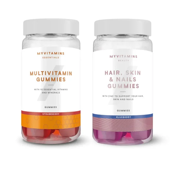Myvitamins Gummy Bundle (Hair Skin and Nail + Multivitamins)