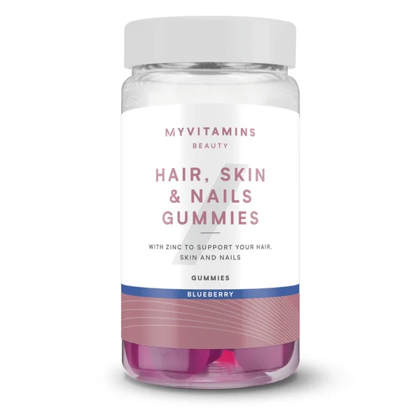 Myvitamins Hair Skin and Nails Gummies Blueberry 60 Gummies
