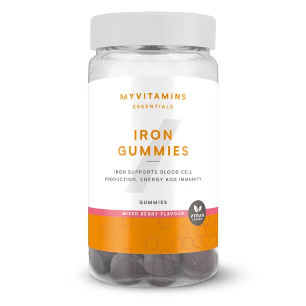 Myvitamins Iron Gummies Mixed Berry 60 Gummies