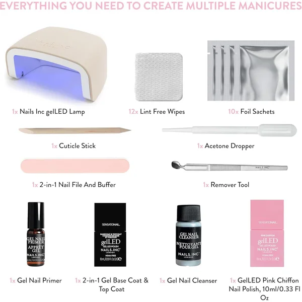 Nails Inc.  Full Size Lamp Starter Kit