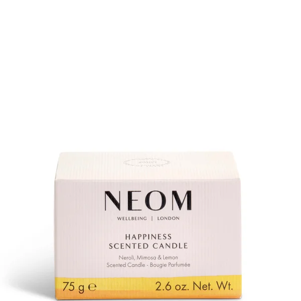 NEOM Wellbeing Happiness Scented Travel Candle