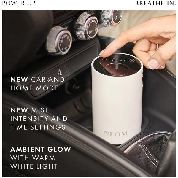 Neom Wellbeing London Pod Mini+ Waterless Essential Oil Diffuser White
