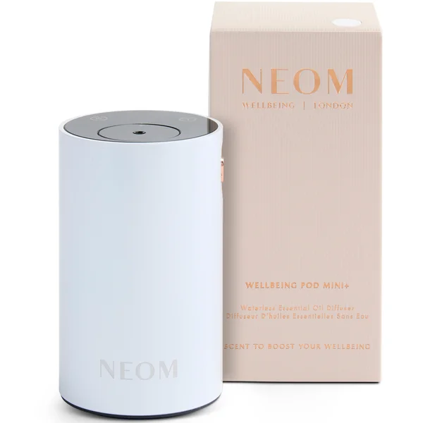 Neom Wellbeing London Pod Mini+ Waterless Essential Oil Diffuser White