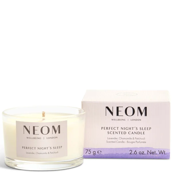 NEOM Wellbeing Perfect Nights Sleep Scented Travel Candle
