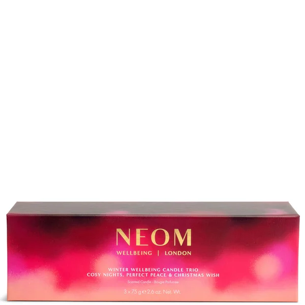 NEOM Winter Wellbeing Candle Trio (Worth £63)
