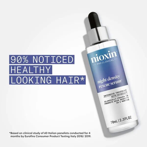 NIOXIN Night Density Rescue Serum Thickening Serum For Optimised Hair Growth 70ml