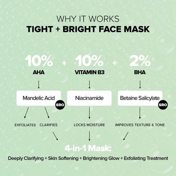 NUDESTIX NUDESKIN Tight And Bright Mask 40ml