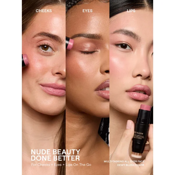 NUDESTIX Nudies Bloom All Over Face Dewy Blush Colour 7g (Various Shades)