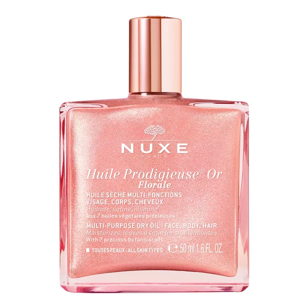 NUXE Huile Prodigieuse Shimmering Florale Multi Purpose Dry Oil 50ml & Roll On