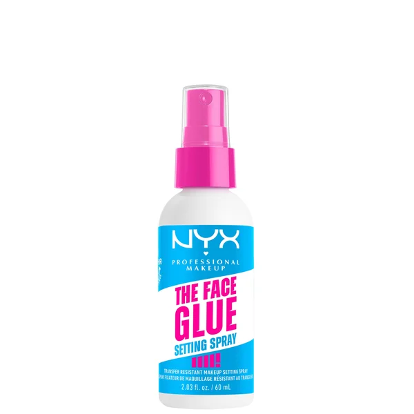 NYX Professional Makeup The Face Glue Setting Spray Up To 24 Hour Wear Transfer Resistant & Waterproof 60ml