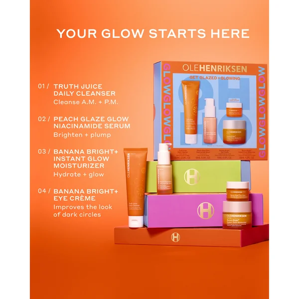 Ole Henriksen Get Glazed + Glowing Skincare Set (Worth £98)