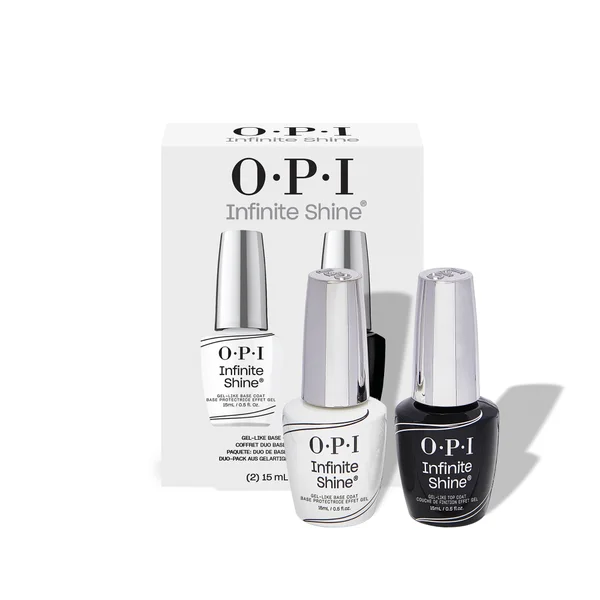 OPI Infinite Shine Long-Wear Gel-Like Base Coat And Top Coat Nail Polish Duo Pack 2 X 15ml