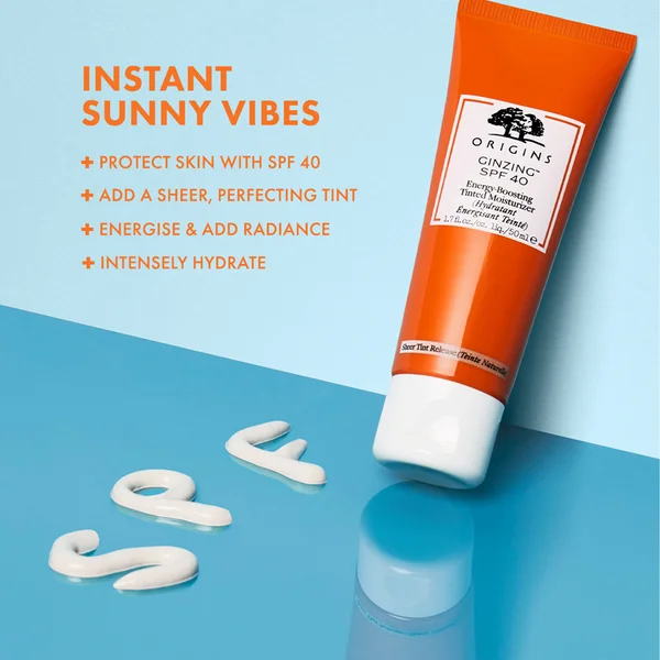 Origins GinZing™ Energy-Boosting Tinted Moisturiser SPF40 50ml