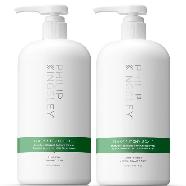 Philip Kingsley Flaky Itchy Shampoo and Conditioner 1000ml Duo