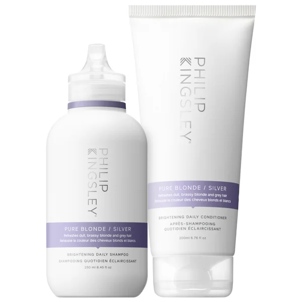 Philip Kingsley Pure Blonde/Silver Shampoo 250ml & Conditioner 200ml Duo (Worth £56.00)