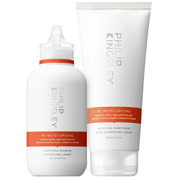 Philip Kingsley Re-Moisturizing Shampoo 250ml & Conditioner 200ml Duo (Worth £56.00)