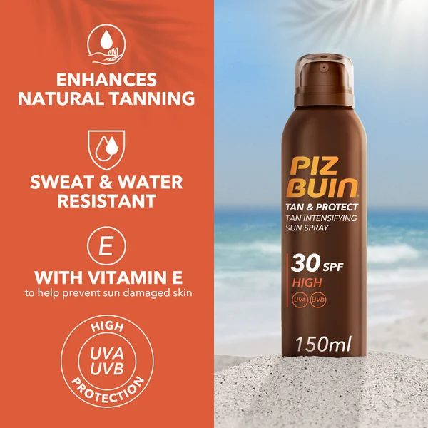 Piz Buin Tan And Protect Spray SPF 30 150ml