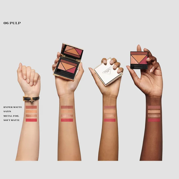 Prada Dimensions Refillable Eyeshadow Palette 06 - Pulp