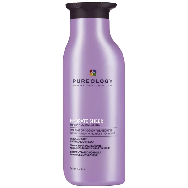 Pureology Sulphate Free Hydrate Sheer Shampoo for a Gentle Cleanse for Fine Dry Hair 266ml