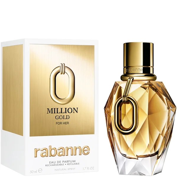 Rabanne Million Gold For Her Eau De Parfum Refillable 50ml