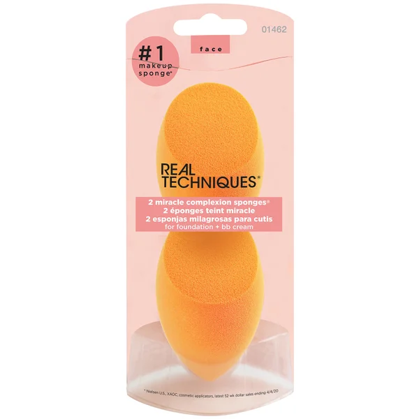 Real Techniques 2 Pack Miracle Complexion Sponge (Worth £14.00)