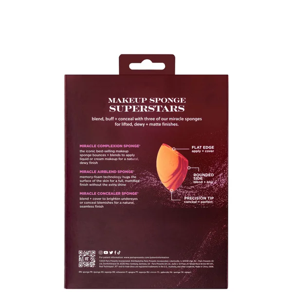 Real Techniques Make Up Sponge Superstars (Worth £12)