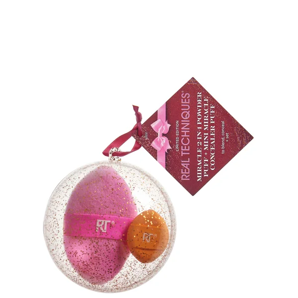 Real Techniques Miracle 2 in 1 Powder Puff Ornament (Worth £6)