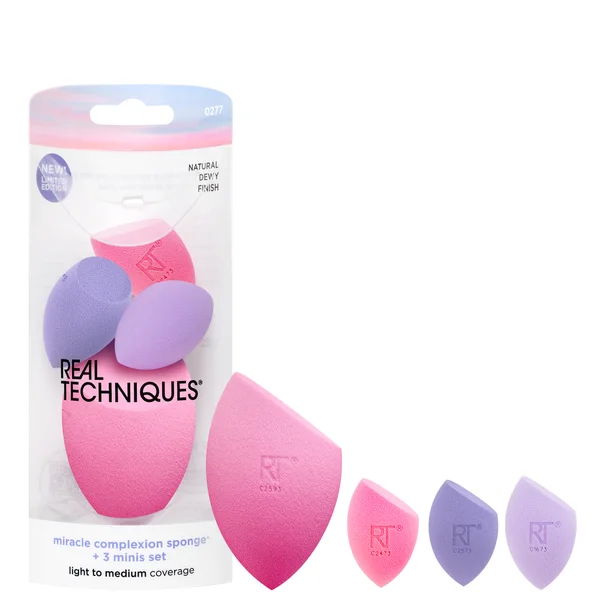 Real Techniques Sunrise To Sunset Miracle Complexion Sponge + Minis