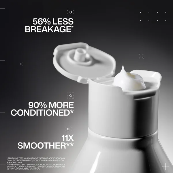 Redken Acidic Bonding Concentrate Conditioner Bond Repair For Damaged Hair Intensely Conditions & Protects 300ml