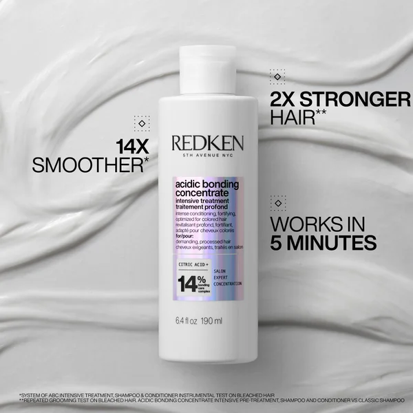 Redken Acidic Bonding Concentrate Intensive Pre-Treatment Bond Repair For Damaged Hair 190ml
