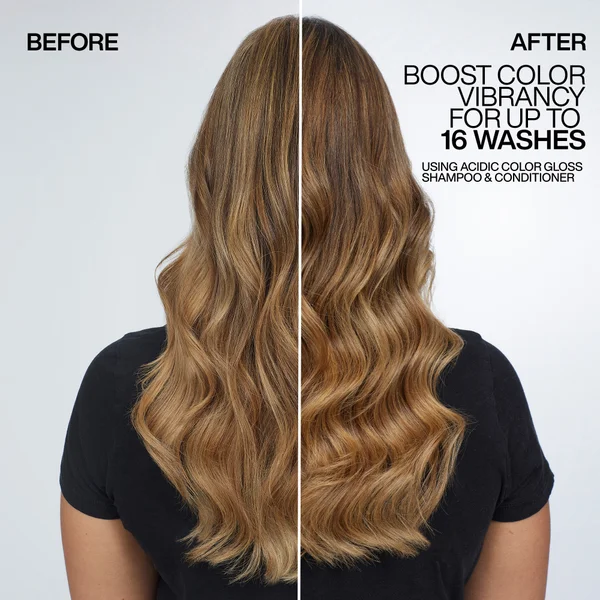Redken Acidic Color Gloss Discovery Set Heat Protection Hair Treatment 190ml Shampoo 75ml Conditioner 50ml