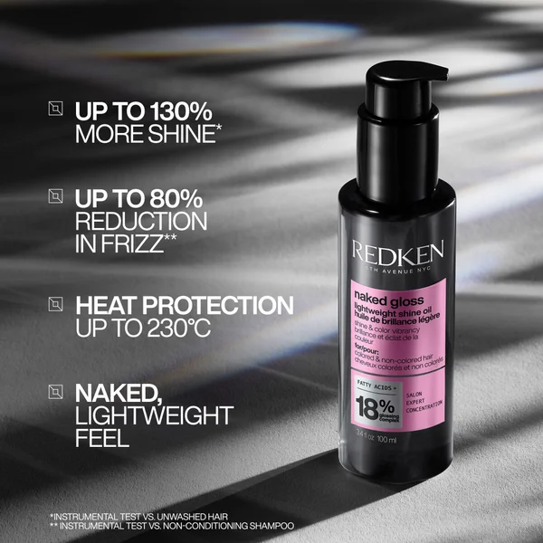 Redken Acidic Color Gloss Naked Gloss Lightweight Hair Oil Add Shine And Moisture For Dull Hair 100ml