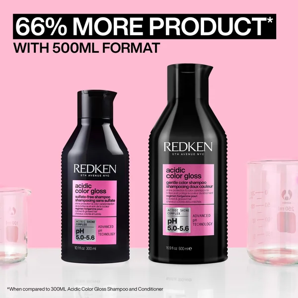 Redken Acidic Color Gloss Shampoo With Colour Protection For Glass-Like Shine Supersize 500ml