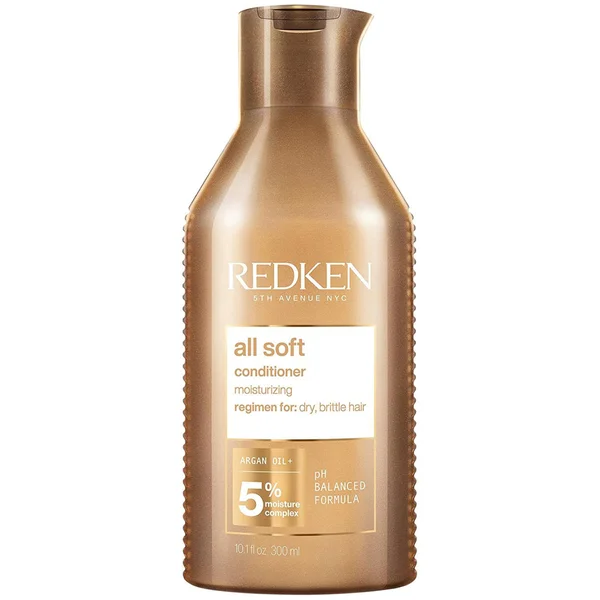 Redken All Soft Conditioner for Dry Hair with Argan Oil for Softness and Shine 300ml