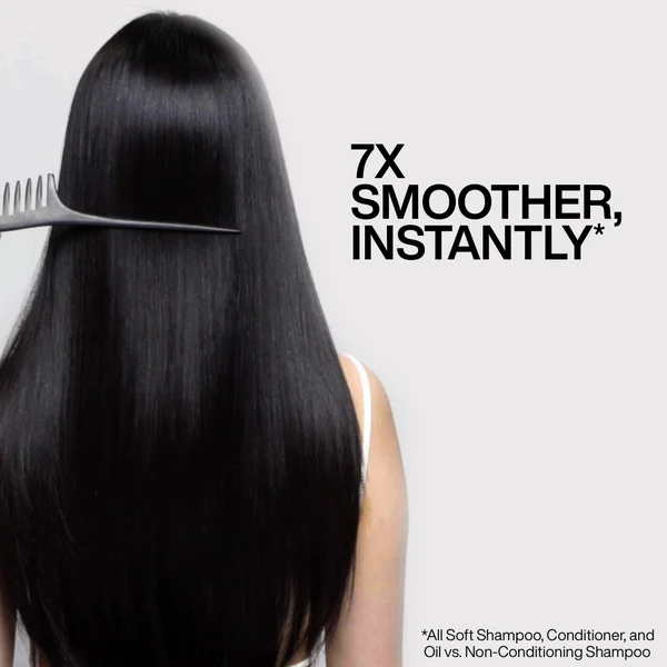 Redken All Soft Shampoo And Conditioner 300ml With Mini Shampoo 75ml And Conditioner 50ml Dry Hair Bundle (Worth £55.02)