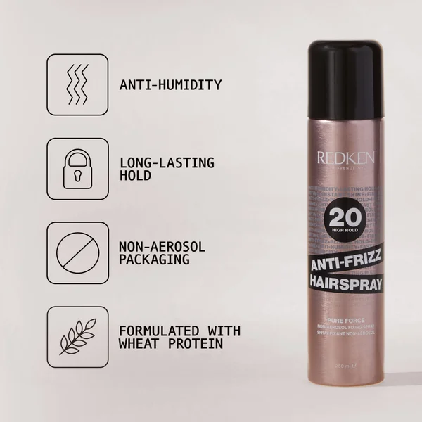 Redken Anti Frizz Hairspray Humidity Resistant High Hold 250ml