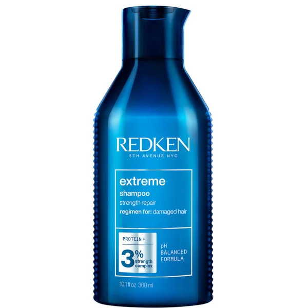 Redken Extreme Shampoo 300ml And Conditioner 300ml Bundle For Damaged Hair With Protein And Strength Complex
