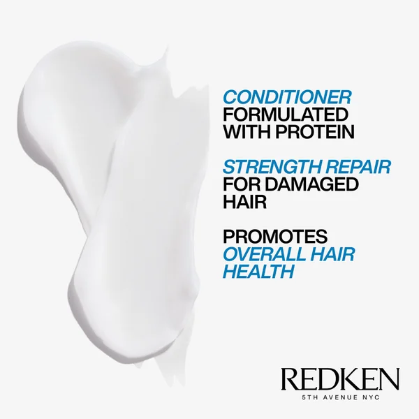 Redken Extreme Shampoo 300ml And Conditioner 300ml Bundle For Damaged Hair With Protein And Strength Complex