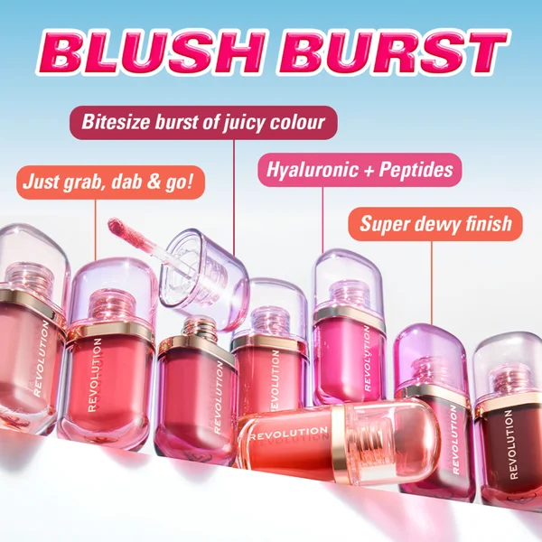 Revolution Superdewy Liquid Blush Burst (Various Shades)