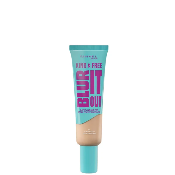 Rimmel London Kind & Free BLUR IT OUT Mattifying Skin Tint 30ml (Various Shades)