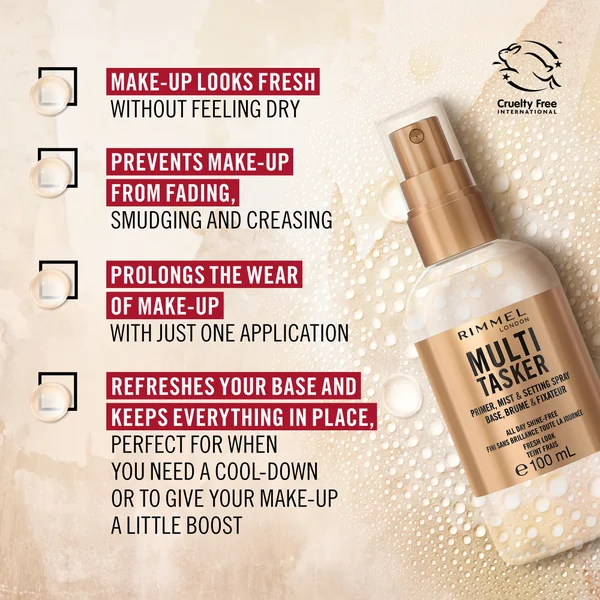 Rimmel Multi-tasker Primer Mist And Setting Spray 100ml