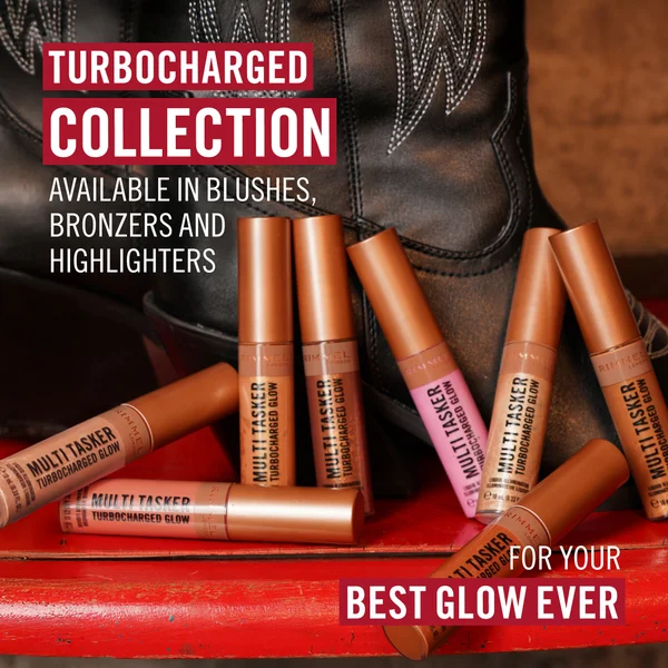 Rimmel Multi Tasker Turbocharged Glow Liquid Illuminator 10ml (Various Shades)